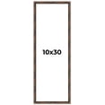 thumbnail image 1 of 10x30 Frame Brown Bamboo with Dark Coffee/Walnut Finish | Solid Wood Picture Frame Width 0.75, 1 of 8