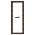 thumbnail image 1 of 10x30 Frame Brown Burl Real Wood Picture Frame Width 1.625 Inches | Interior Frame Depth 0.5 Inches, 1 of 8