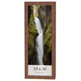 thumbnail image 1 of 10x30 Frame Brown Farmhouse Solid Wood Picture Frame Width 1.5 Inches | Interior Frame Depth 0.5, 1 of 8