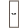 thumbnail image 1 of 10x30 Frame Silver Real Wood Picture Frame Width 1.25 Inches | Interior Frame Depth 0.5 Inches |, 1 of 8