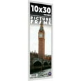 thumbnail image 1 of 10x30 Frame White Solid Wood Picture Frame Includes UV Acrylic Shatter Guard Front, Acid Free Foam, 1 of 7