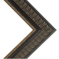 10x30 Museum Brown Picture Frame - UV Acrylic, Foam Board Backing, Hanging Hardware