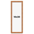 thumbnail image 1 of 10x30 Traditional Honey Pecan Complete Wood Panoramic Frame with UV Acrylic, Backing, & Hardware, 1 of 8