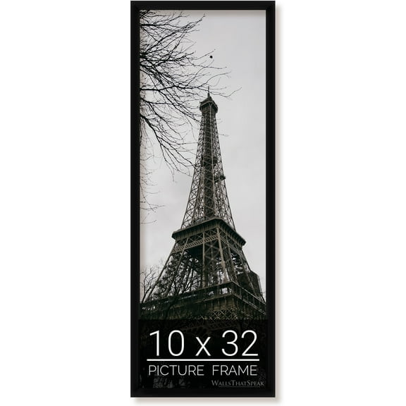 10x32 Black Picture Frame for Puzzles Posters Photos or Artwork