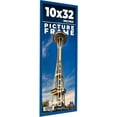 thumbnail image 1 of 10x32 Classic Modern Blue Picture Frame - UV Acrylic, Foam Board Backing, Hanging Hardware, 1 of 8