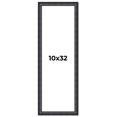 thumbnail image 1 of 10x32 Frame Black Real Wood Picture Frame Width 1.25 inches | Interior Frame Depth 0.5 inches |, 1 of 8