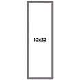 thumbnail image 1 of 10x32 Frame Blue Kingsley Pewter Solid Wood Picture Frame Width 0.75 Inches |Interior Depth 0.5, 1 of 8