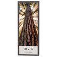 thumbnail image 1 of 10x32 Frame Brown Bamboo with Dark Coffee/Walnut Finish | Solid Wood Picture Frame Width 0.75, 1 of 8