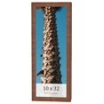 thumbnail image 1 of 10x32 Frame Brown Farmhouse Solid Wood Picture Frame Width 1.5 Inches | Interior Frame Depth 0.5, 1 of 8