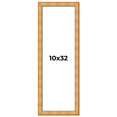 thumbnail image 1 of 10x32 Frame Gold Rustic Solid Wood Picture Frame | 1.25 Inch Wide Moulding | Rustique Gold, 1 of 8