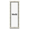 thumbnail image 1 of 10x32 Shadow Box Frame Silver | 1.625 Inches Deep Real Wood Contemporary Shadowbox Display Frame |, 1 of 7