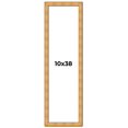 thumbnail image 1 of 10x38 Frame Gold Rustic Solid Wood Picture Frame | 1.25 Inch Wide Moulding | Rustique Gold, 1 of 8