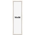 thumbnail image 1 of 10x38 Frame White Wash Solid Wood Picture Frame | 0.8125 Inch Moulding Width | Includes UV Acrylic, 1 of 8