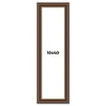 thumbnail image 1 of 10x40 Copper and Brown Real Wood Picture Frame Width 2 inches | Interior Frame Depth 0.5 inches |, 1 of 8