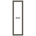 thumbnail image 1 of 10x40 Frame Black Bamboo Solid Wood Picture Frame Width 1.5 Inches | Interior Frame Depth 0.5, 1 of 8