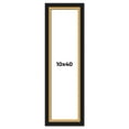 thumbnail image 1 of 10x40 Frame Gold Real Wood Picture Frame Width 2.25 Inches | Interior Frame Depth 0.5 Inches |, 1 of 8