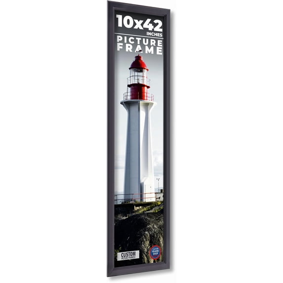 10x42 Frame Black Passaggi Solid Wood Picture Frame Width 1.5 Inches | Interior Depth 0.5 Inches |