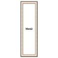 thumbnail image 1 of 10x42 Frame Gold Silver Plein Aire 2" Inch Wide Moulding Solid Wood Picture Frame | Modena, 1 of 8