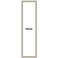 thumbnail image 1 of 10x42 Frame Grey Solid Wood Picture Frame Width 1 Inches | Interior Frame Depth 0.5 Inches |, 1 of 8