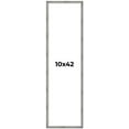 thumbnail image 1 of 10x42 Frame Silver Grey Distressed Solid Wood Picture Frame | 0.75 Inch Moulding Width | Interior, 1 of 8