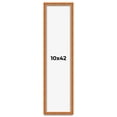 thumbnail image 1 of 10x42 Shadow Box Frame Brown | 0.875 Inches Deep Real Wood Contemporary Shadowbox Display Frame |, 1 of 6