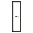 thumbnail image 1 of 10x43 Frame Black Real Wood Picture Frame Width 2.25 Inches | Interior Frame Depth 0.5 Inches |, 1 of 8