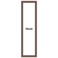 thumbnail image 1 of 10x43 Frame Brown Farmhouse Solid Wood Picture Frame Width 1.5 Inches | Interior Frame Depth 0.5, 1 of 8