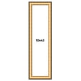 thumbnail image 1 of 10x43 Frame Gold Plein Aire Solid Wood Picture Frame Width 2 Inches | Interior Frame Depth 0.5, 1 of 8