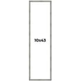 thumbnail image 1 of 10x43 Frame Silver Picture Frame - Complete Modern Photo Frame Includes UV Acrylic Shatter Guard, 1 of 8