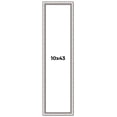 thumbnail image 1 of 10x43 Frame Silver Real Wood Picture Frame Width 1.25 Inches | Interior Frame Depth 0.5 Inches |, 1 of 8
