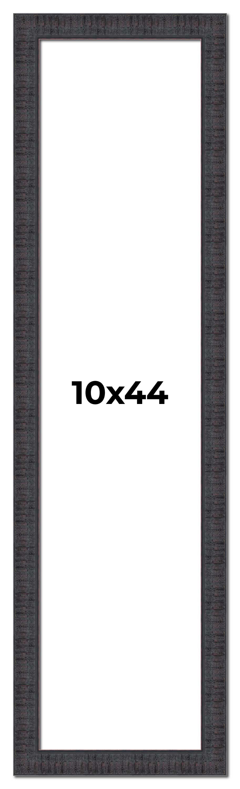 10x44 Frame Brown Rustic Solid Wood Picture Frame 1.5 Inches Wide ...