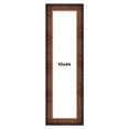 thumbnail image 1 of 10x44 Frame Brown Walnut Gold Ornate Trim Solid Wood Plein Air Picture Frame | 3 Inch Moulding, 1 of 8