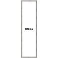 thumbnail image 1 of 10x44 Frame Silver Grey Distressed Solid Wood Picture Frame | 0.75 Inch Moulding Width | Interior, 1 of 8