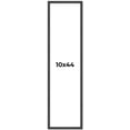 thumbnail image 1 of 10x44 Rustic Brown Real Wood Picture Frame Width 0.75 inches | Interior Frame Depth 0.5 inches |, 1 of 8