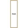 thumbnail image 1 of 10x45 Frame Beaded Gold Solid Wood Picture Frame | 0.75 Inches Moulding Width | Liscio Oro, 1 of 8