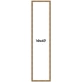 thumbnail image 1 of 10x47 Frame Gold Picture Frame - Complete Modern Photo Frame Includes UV Acrylic Shatter Guard, 1 of 8