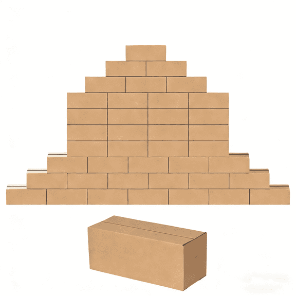 10x4x4 inches Brown Shipping Boxes Corrugated Cardboard Boxes for Packing for Mailng, Moving(40 pack)