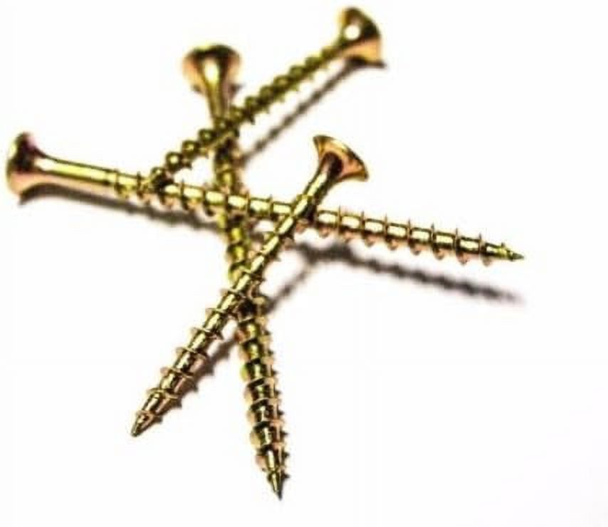 10x5 Bugle Head Deck Screws Yellow Zinc