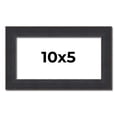thumbnail image 1 of 10x5 Frame Black Real Wood Picture Frame Width 1.25 Inches | Interior Frame Depth 0.5 Inches |, 1 of 8