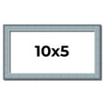 thumbnail image 1 of 10x5 Frame Blue Scuffed Farm Board Solid Wood Picture Frame Width 0.75 Inches | Interior Depth 0.5, 1 of 8
