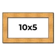 thumbnail image 1 of 10x5 Frame Gold Rustic Solid Wood Picture Frame | 1.25 Inch Wide Moulding | Rustique Gold, 1 of 8