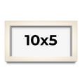 thumbnail image 1 of 10x5 Frame White Wheat Solid Wood Picture Frame | Moulding Width 0.75 Inches | Interior Depth 0.5, 1 of 8
