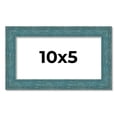 thumbnail image 1 of 10x5 IN Frame Blue Rustic Barnwood Solid Wood Picture Frame Width 1.25 Inches | Interior Depth 0.5, 1 of 8
