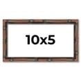 thumbnail image 1 of 10x5 IN Frame Brown Bamboo with Dark Coffee/Walnut Finish | Solid Wood Picture Frame Width 0.75, 1 of 8