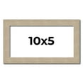 thumbnail image 1 of 10x5 IN Frame Grey Solid Wood Picture Frame Width 1 Inches | Interior Frame Depth 0.5 Inches |, 1 of 8
