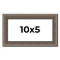 thumbnail image 1 of 10x5 IN Frame Silver Real Wood Picture Frame Width 1.25 Inches | Interior Frame Depth 0.5 Inches |, 1 of 8