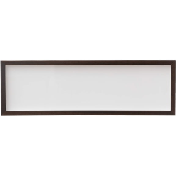 10x5 Shadow Box Brown Walnut Finish Solid Wood Display Frame | 0.875 Inch Moulding Width | 0.875