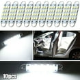 thumbnail image 1 of 10x561 562 567 LED 12SMD 44mm Rigid Loop Interior Map Dome Door Trunk Light Bulb, 1 of 9