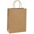 thumbnail image 1 of 10x5x13 inch Paper Bags Kraft Brown Gift Bags Bulk with Hanldles for Birthday Wedding Party Favors 25pcs/ SET, 1 of 2