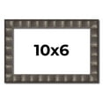 thumbnail image 1 of 10x6 Frame Black Brown Chestnut Mosaic Solid Wood Picture Frame | 1.125 Inch Moulding Width |, 1 of 8
